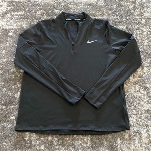 Nike womens running quarter zip Sz M